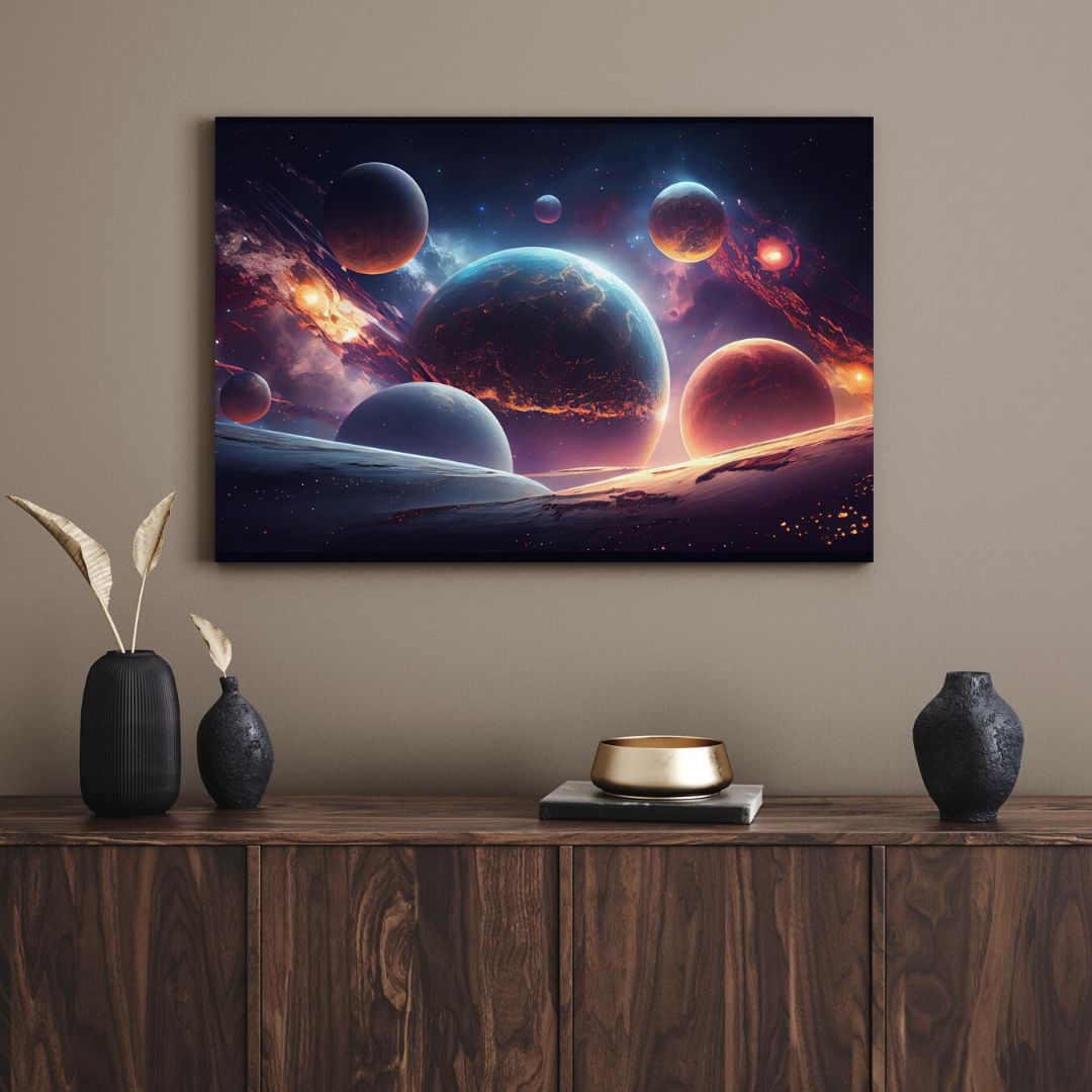 تابلو دکوراتیو فضایی سیاره Planet