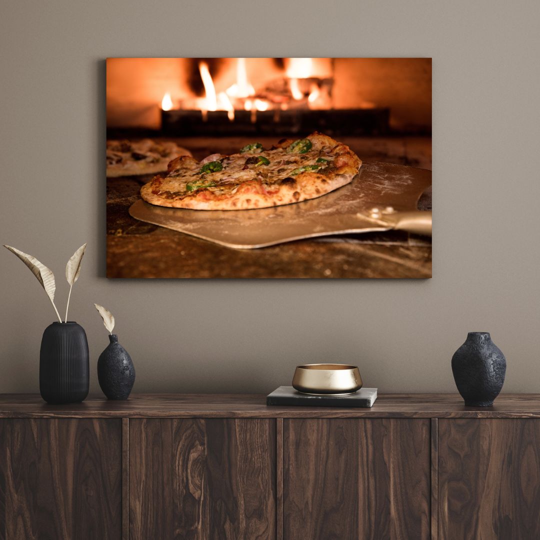 تابلو دکوراتیو مدرن پیتزا خوشمزه Delicious pizza