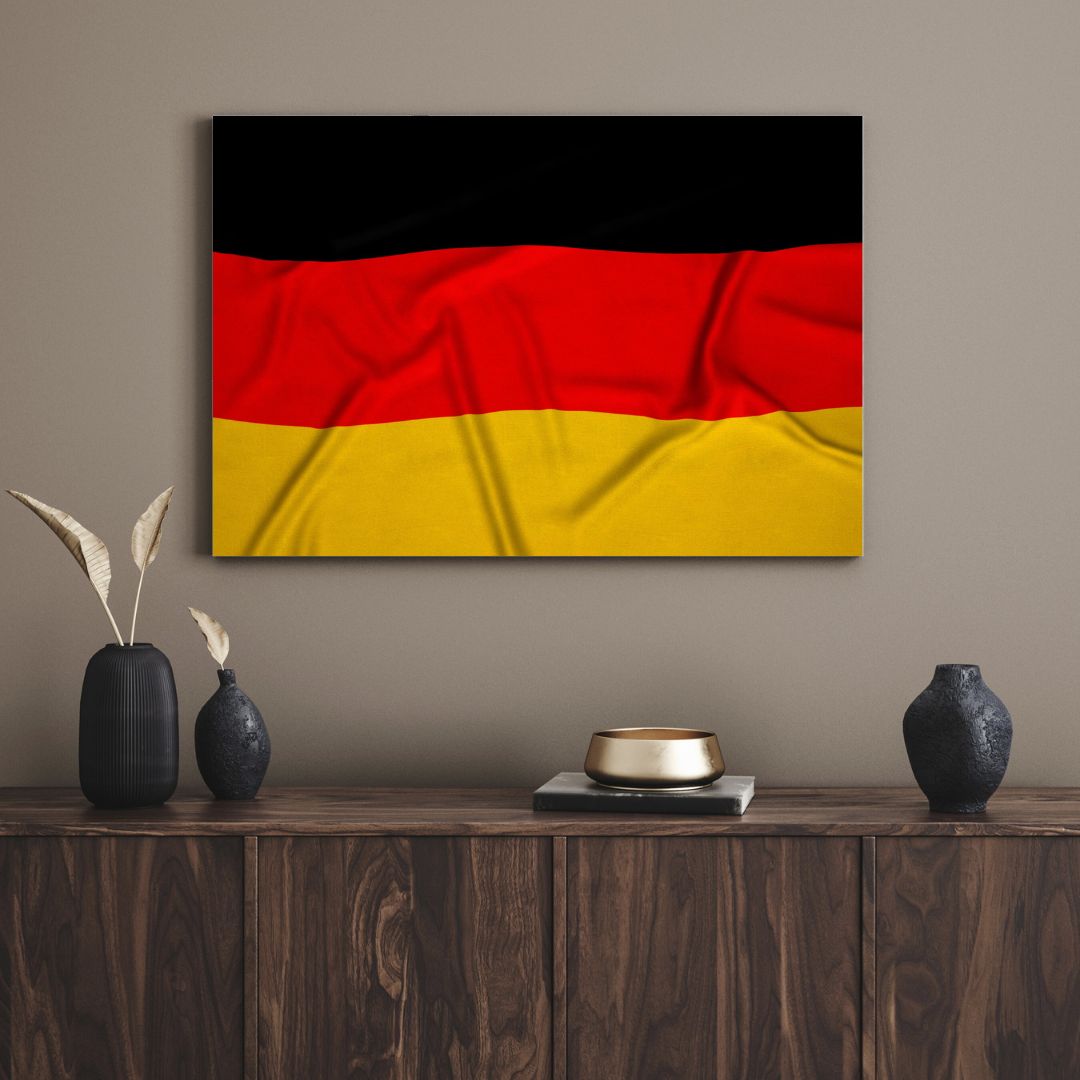 تابلو دکوراتیو مدرن پرچم آلمان German flag
