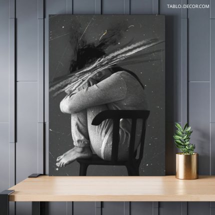 تابلو چهره تنهایی Loneliness