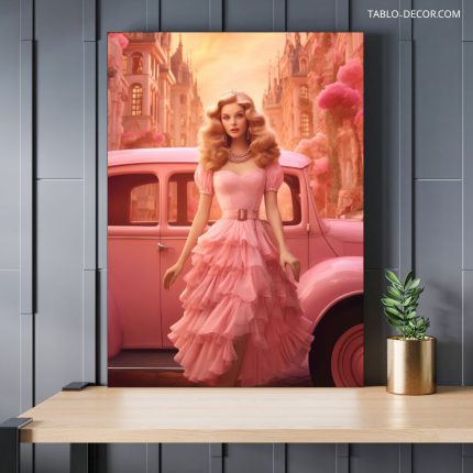 تابلو کارتونی باربی barbie