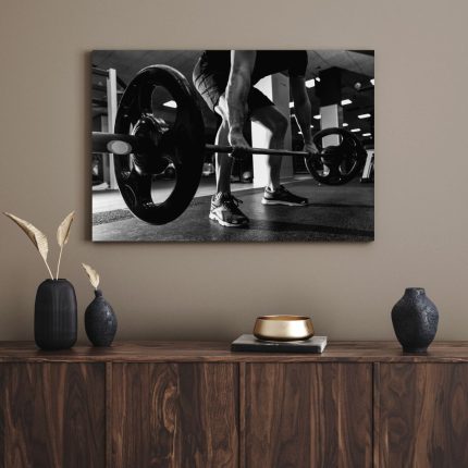 تابلو ورزشی وزنه زدن lifting weight