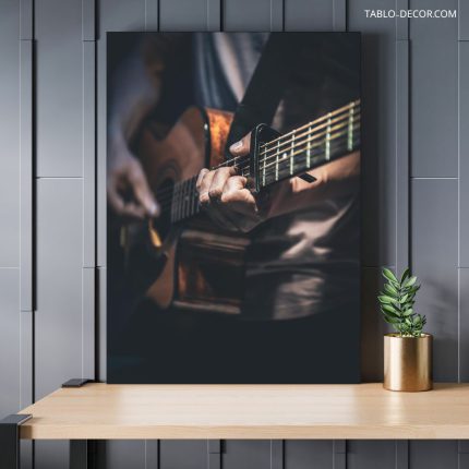 تابلو دکوراتیو مدرن گیتار زدن play guitar