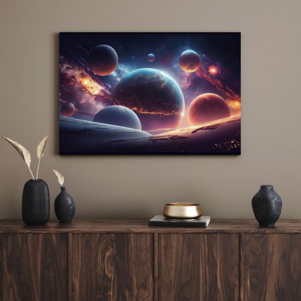 تابلو دکوراتیو فضایی سیاره Planet