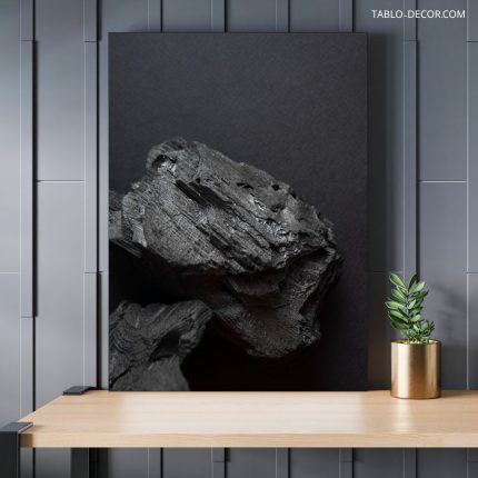 تابلو دکوراتیو مدرن صخره سیاه black rock