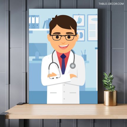 تابلو دکوراتیو مدرن پزشک Doctor