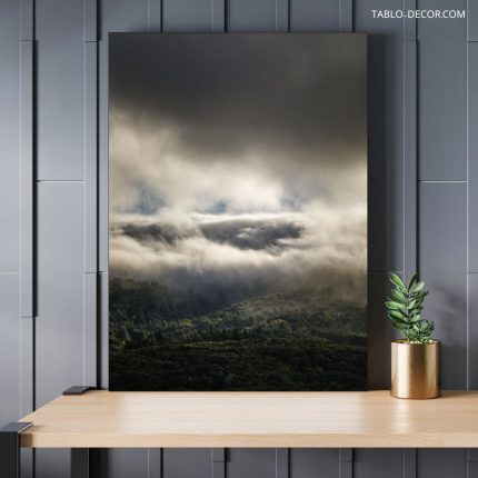 تابلو دکوراتیو مدرن ابر و مه clouds and fog
