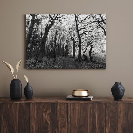 تابلو دکوراتیو مدرن جنگل تاریک dark forest