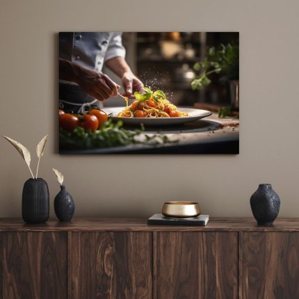 تابلو دکوراتیو مدرن اشپز ماهر Skilled chef