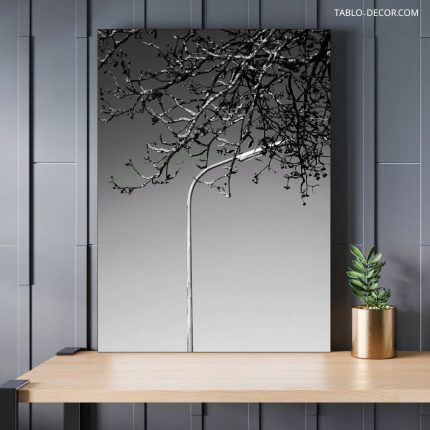 تابلو دکوراتیو مدرن درخت تنها lonely tree