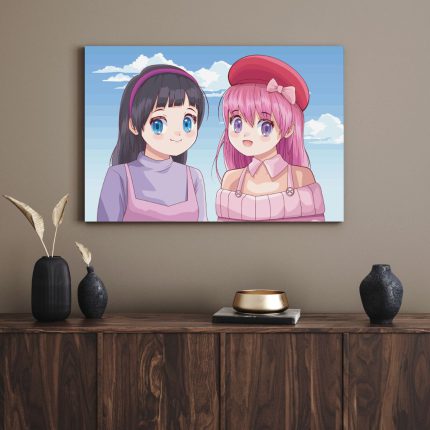 تابلو دکوراتیو کارتونی انیمه the anime