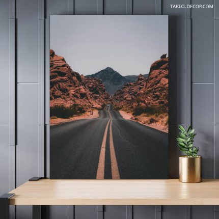تابلو دکوراتیو مدرن جاده طولانی long road