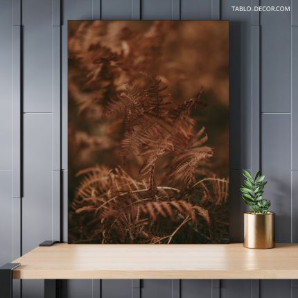 تابلو دکوراتیو مدرن شاخه و برگ branch and leaf