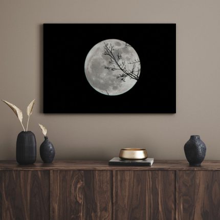 تابلو دکوراتیو مدرن ماه تابان Shining moon