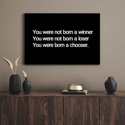 تابلو دکوراتیو مدرن انگیزشی You Were Not