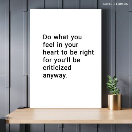 تابلو دکوراتیو انگیزشی Do what you