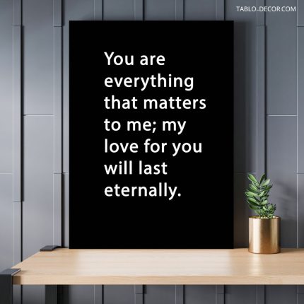 تابلو دکوراتیو انگیزش You are everything