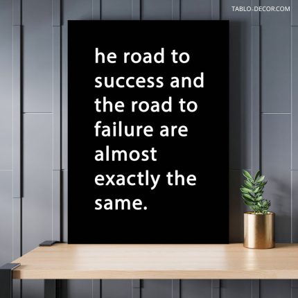 تابلو دکوراتیو انگیزشی He road to success