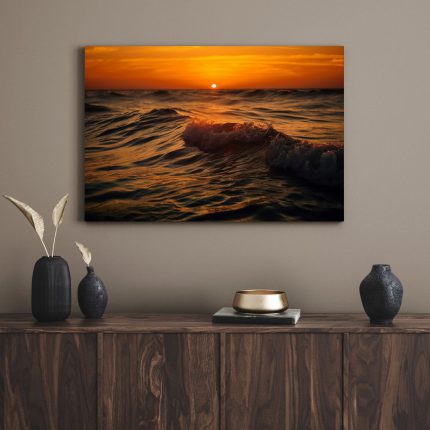 تابلو دکوراتیو مدرن موج دریا Sea wave