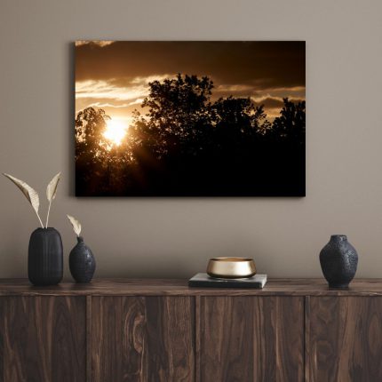 تابلو دکوراتیو مدرن غروب افتاب sunset