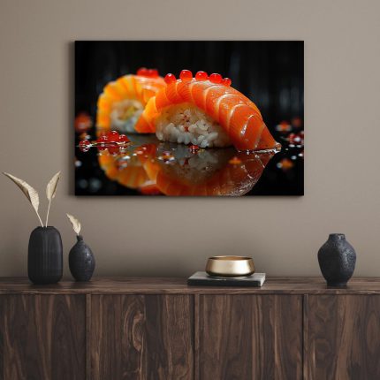 تابلو دکوراتیو مدرن سوشی خوشمزه Delicious sushi