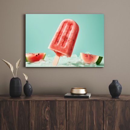 تابلو دکوراتیو بستنی لذیذ Delicious ice cream