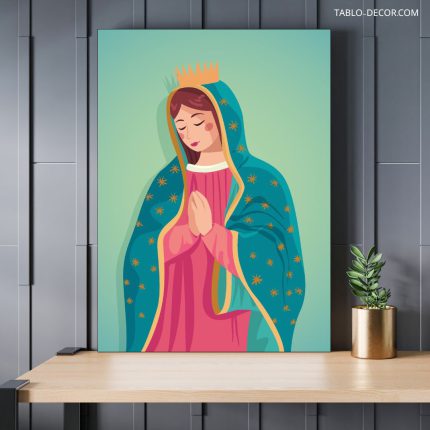 تابلو دکوراتیو مدرن مذهبی فرشته مهربان kind angel