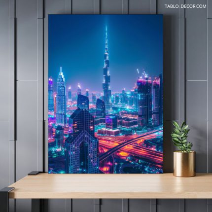 تابلو دکوراتیو مدرن شهر دبی Dubai city