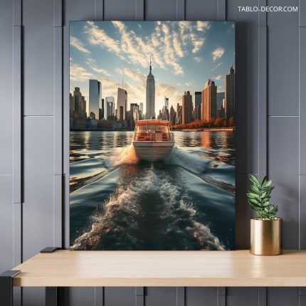 تابلو دکوراتیو مدرن قایق شگفت انگیز Amazing boat