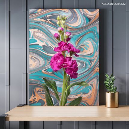 تابلو دکوراتیو مدرن گل شگفت انگیز Amazing flower