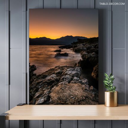 تابلو دکوراتیو مدرن غروب افتاب sunset