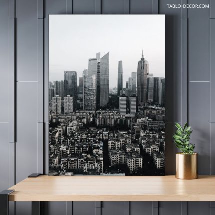 تابلو دکوراتیو مدرن ساختمان های بلند tall buildings