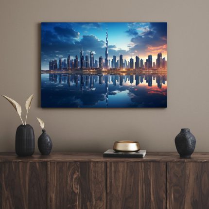 تابلو دکوراتیو مدرن شهر دبی Dubai city