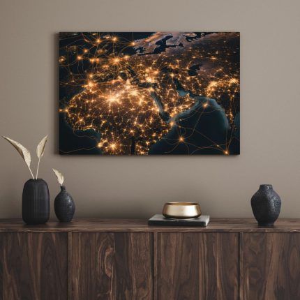 تابلو دکوراتیو مدرن سیارات planets