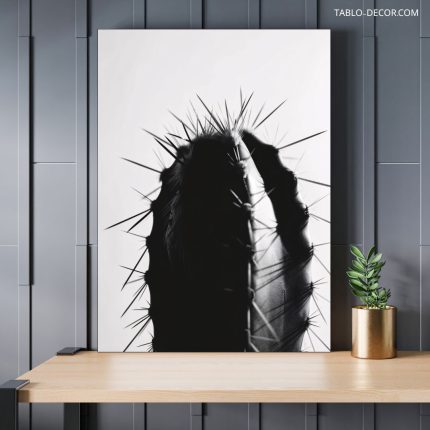 تابلو دکوراتیو مینیمال کاکتوس cactus
