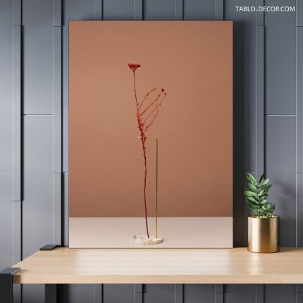 تابلو دکوراتیو مینیمال شاخه گل Flower