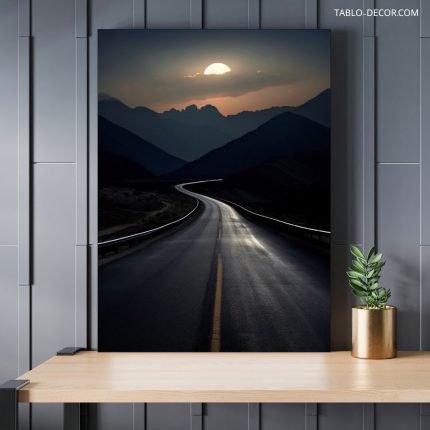 تابلو دکوراتیو مدرن جاده هموار smooth road