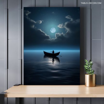 تابلو دکوراتیو مدرن تاریکی دریا the darkness of the sea