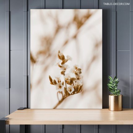 تابلو دکوراتیو مینیمال شکوفه گل Flower bloom