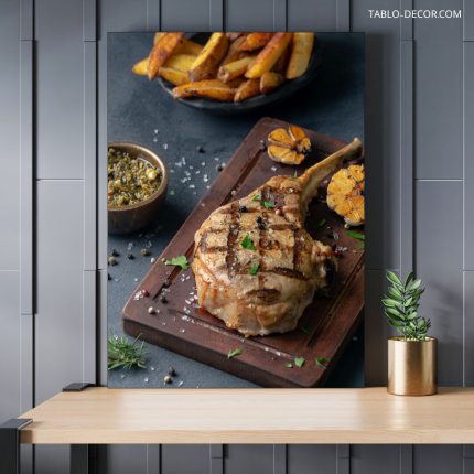 تابلو دکوراتیو استیک steak
