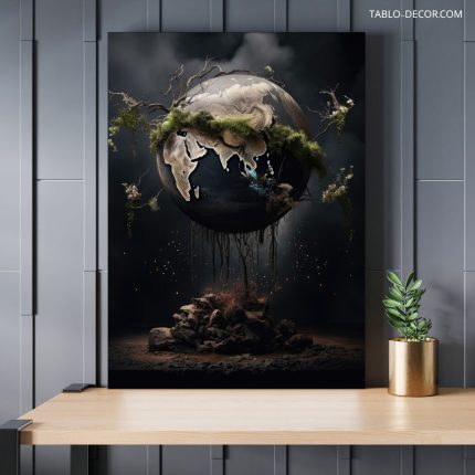 تابلو دکوراتیو کره زمین Planet Earth