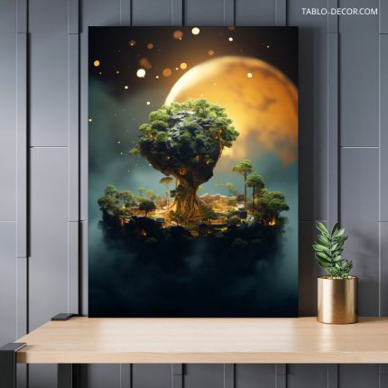 تابلو دکوراتیو مدرن درخت رویایی dream tree