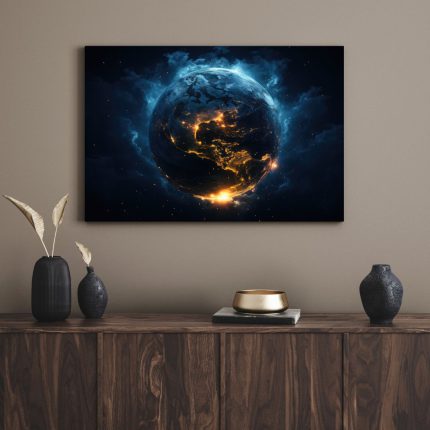 تابلو سیاره پر قدرت Powerful planet