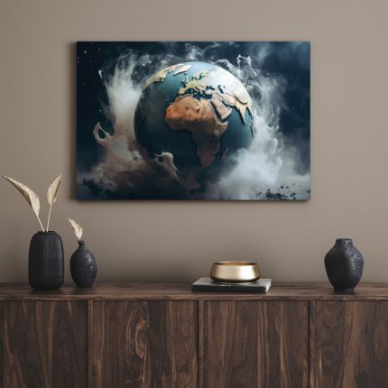 تابلو کره زمین عجیب strange planet