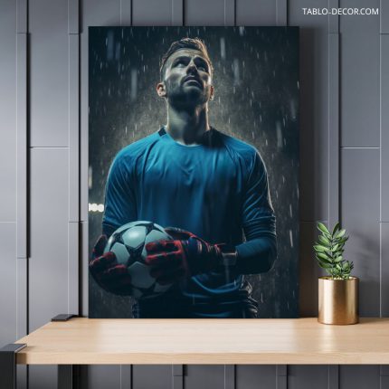 تابلو دکوراتیو مدرن بازیکن فوتبال football player