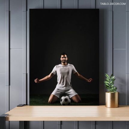 تابلو دکوراتیو مدرن بازیکن فوتبال football player