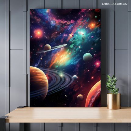 تابلو دکوراتیو سیارات planets