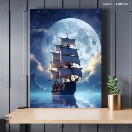 تابلو دکوراتیو مدرن کشتی زیبا Beautiful ship