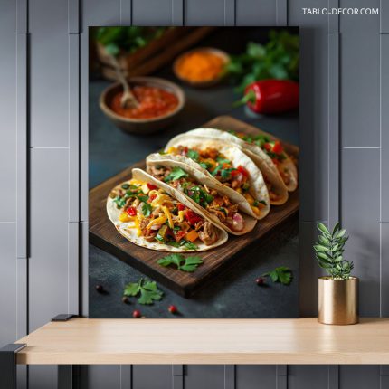 تابلو غذای خوشمزه delicious food