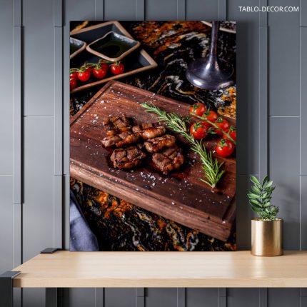 تابلو استیک steak